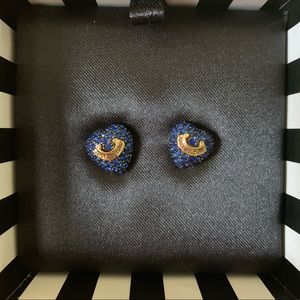 Brand New Blue Heart Juicy Couture Earrings